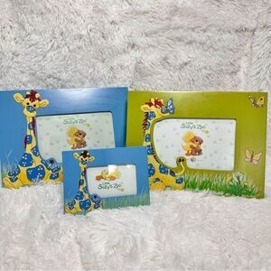 Little Suzy’s Zoo Baby Children’s Picture Photo Frames - Set of 3
